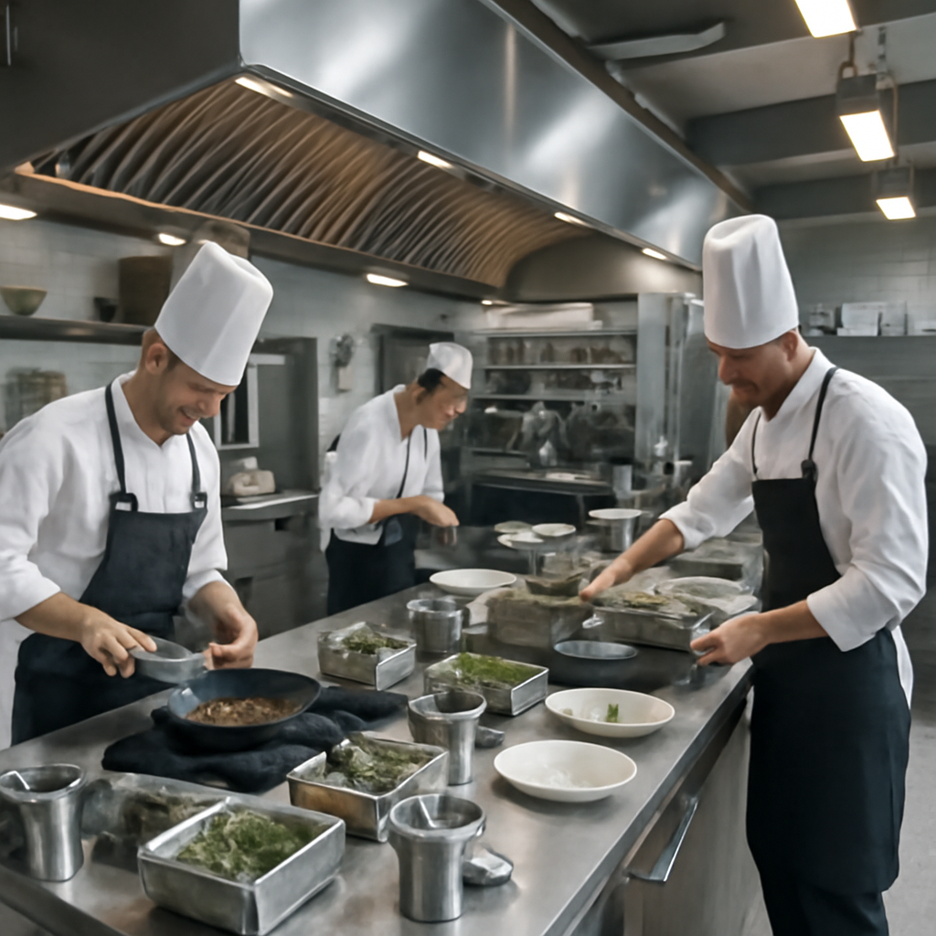 Notre cuisine moderne et professionnelle