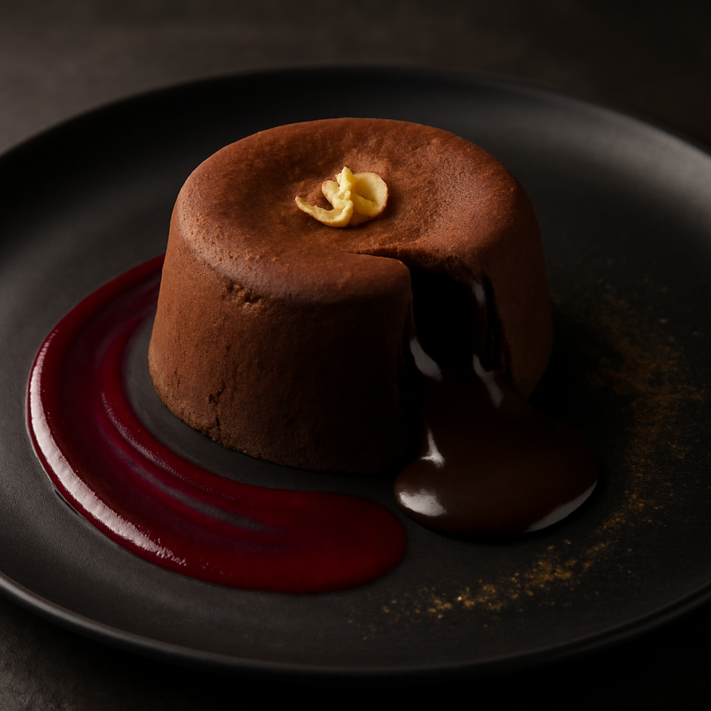 Fondant au chocolat coulant